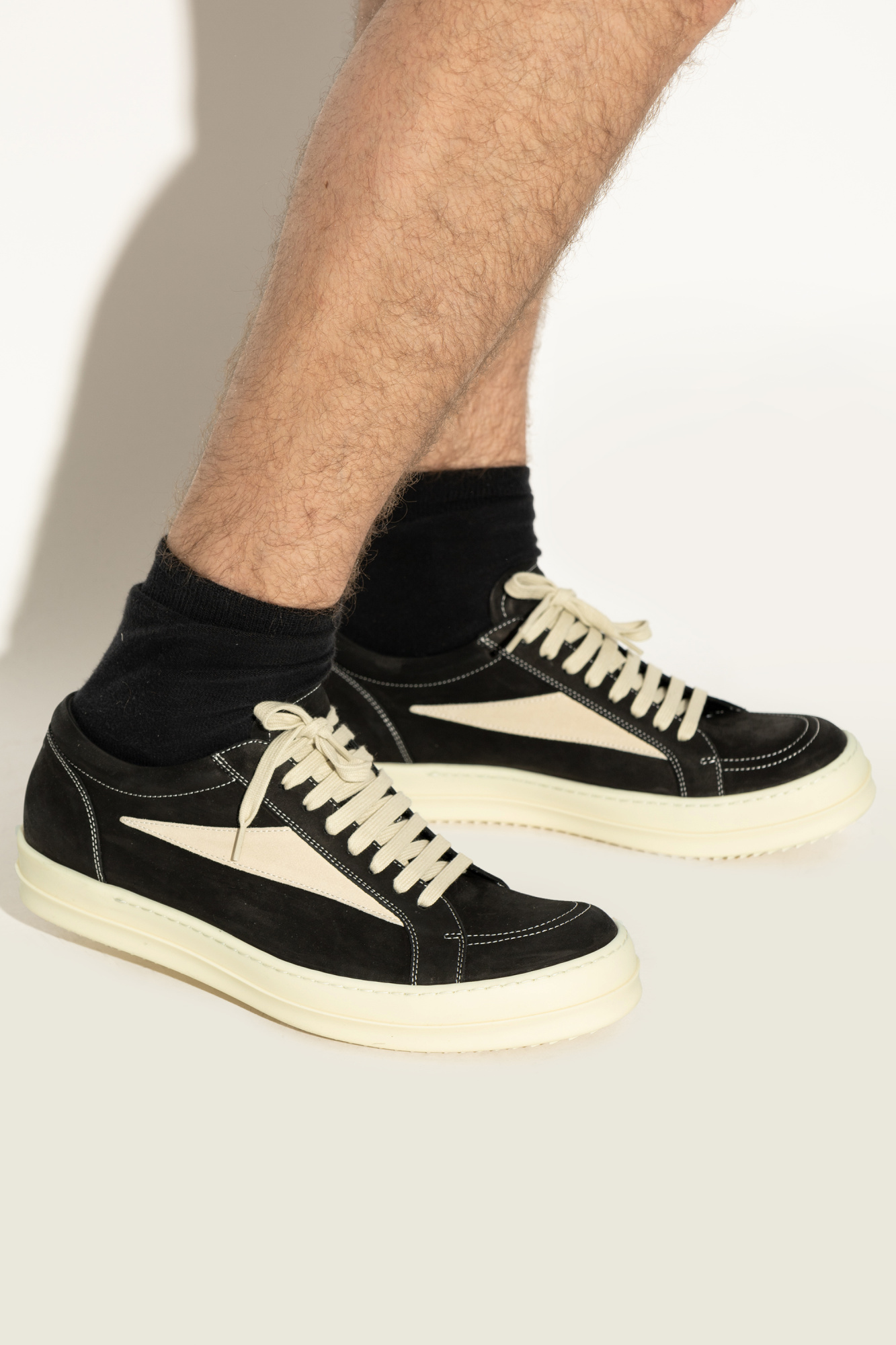 【関税込み】RICK OWENS Suede sneakers Rick Owens Megalace suede sneakers Rick Owens